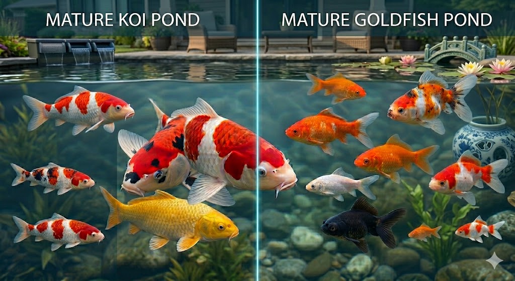 What’s the Difference Between a Koi Pond and a Fish Pond?